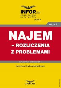 Najem – rozliczenia z problemami - okłakda ebooka