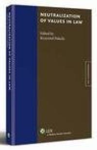 Neutralization of values in law - okłakda ebooka
