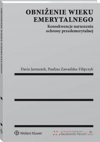 Obniżenie wieku emerytalnego - okłakda ebooka