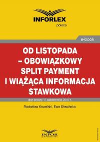 Od listopada – obowiązkowy split - okłakda ebooka