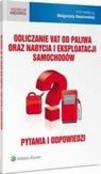 Odliczanie VAT od paliwa oraz nabycia - okłakda ebooka