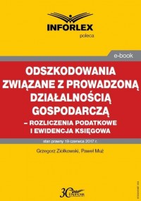 Odszkodowania związane z prowadzoną - okłakda ebooka