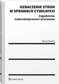 Oznaczenie stron w sprawach cywilnych - okłakda ebooka