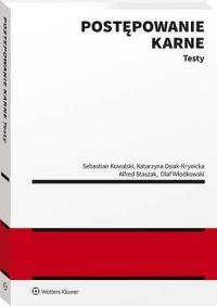 Postępowanie karne. Testy - okłakda ebooka