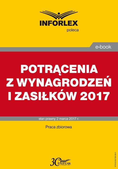 POTRĄCENIA Z WYNAGRODZEŃ I ZASIŁKÓW - okłakda ebooka