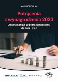 Potrącenia z wynagrodzenia 2023 - okłakda ebooka
