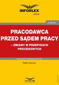 Pracodawca przed sądem pracy – - okłakda ebooka