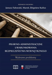 Prawno-administracyjne uwarunkowania - okłakda ebooka