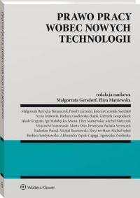 Prawo pracy wobec nowych technologii - okłakda ebooka