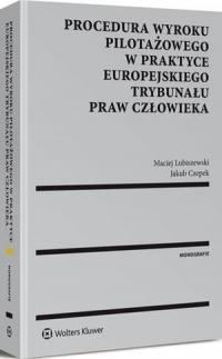 Procedura wyroku pilotażowego w - okłakda ebooka