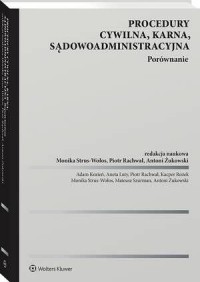 Procedury cywilna, karna, sądowoadministracyjna. - okłakda ebooka