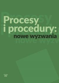Procesy i procedury: nowe wyzwania - okłakda ebooka