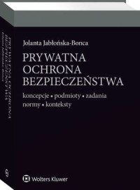 Prywatna ochrona bezpieczeństwa. - okłakda ebooka