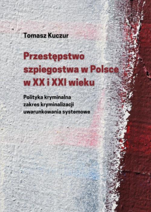 Przestępstwo szpiegostwa w Polsce - okłakda ebooka