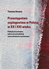 Przestępstwo szpiegostwa w Polsce - okłakda ebooka
