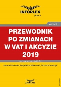 Przewodnik po zmianach w Vat i - okłakda ebooka