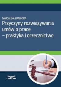 Przyczyny rozwiązywania umów o - okłakda ebooka