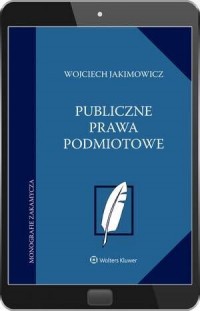 Publiczne prawa podmiotowe - okłakda ebooka