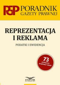 Reprezentacja i reklama. Podatki - okłakda ebooka