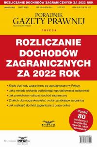Rozliczanie dochodów zagranicznych - okłakda ebooka