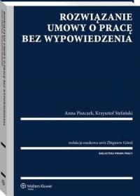 Rozwiązanie umowy o pracę bez wypowiedzenia - okłakda ebooka
