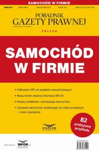 Samochód w firmie. Podatki 4/2022 - okłakda ebooka
