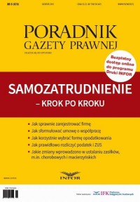 Samozatrudnienie - krok po kroku - okłakda ebooka