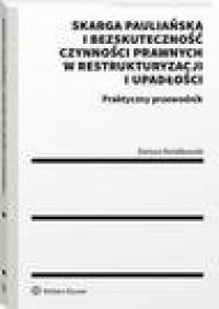 Skarga pauliańska i bezskuteczność - okłakda ebooka