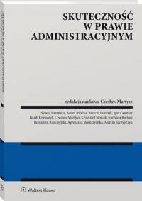 Skuteczność w prawie administracyjnym - okłakda ebooka