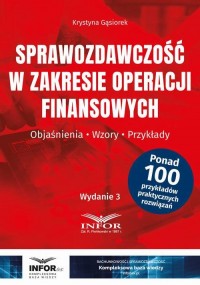Sprawozdawczość w zakresie operacji - okłakda ebooka