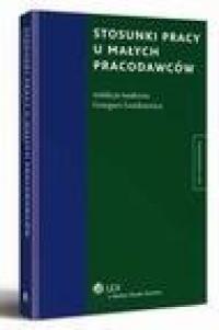 Stosunki pracy u małych pracodawców - okłakda ebooka