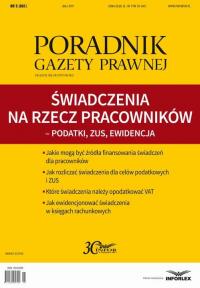 Świadczenia na rzecz pracowników - okłakda ebooka