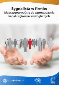 Sygnalista w firmie: jak przygotować - okłakda ebooka