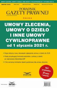 Umowy zlecenia, umowy o dzieło - okłakda ebooka