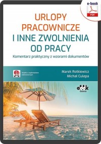Urlopy pracownicze i inne zwolnienia - okłakda ebooka