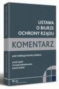 Ustawa o Biurze Ochrony Rządu. - okłakda ebooka