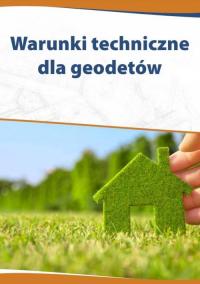 Warunki techniczne dla geodetów - okłakda ebooka