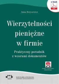 Wierzytelności pieniężne w firmie. - okłakda ebooka