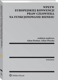 Wpływ Europejskiej Konwencji Praw - okłakda ebooka
