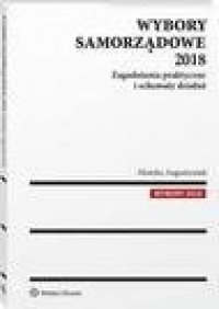 Wybory samorządowe 2018. Zagadnienia - okłakda ebooka