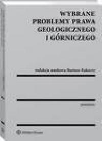 Wybrane problemy prawa geologicznego - okłakda ebooka
