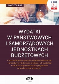 Wydatki w państwowych i samorządowych - okłakda ebooka