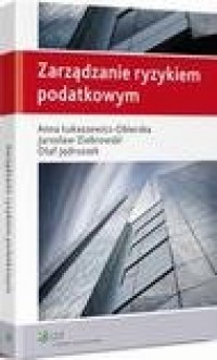 Zarządzanie ryzykiem podatkowym - okłakda ebooka