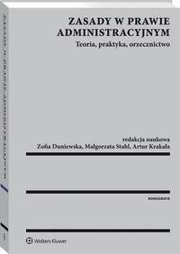Zasady w prawie administracyjnym. - okłakda ebooka