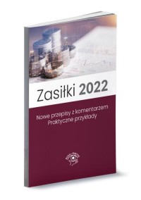 Zasiłki 2022 - okłakda ebooka