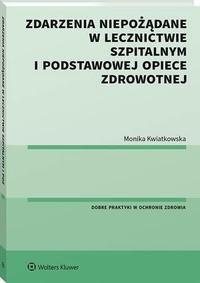 Zdarzenia niepożądane w lecznictwie - okłakda ebooka