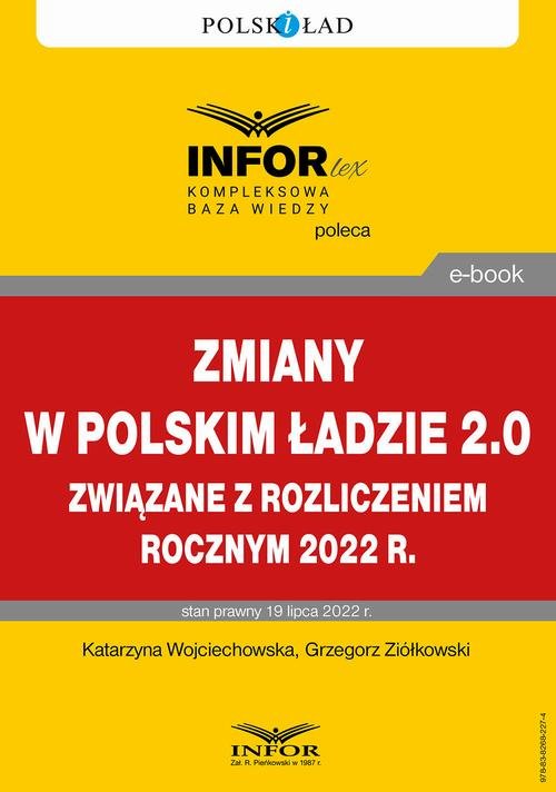 Zmiany w Polskim Ładzie 2.0 związane - okłakda ebooka
