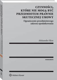 Czynności, które nie mogą być przedmiotem - okłakda ebooka