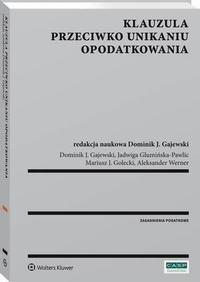 Klauzula przeciwko unikaniu opodatkowania - okłakda ebooka