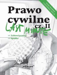 Last Minute Prawo cywilne cz.II - okłakda ebooka